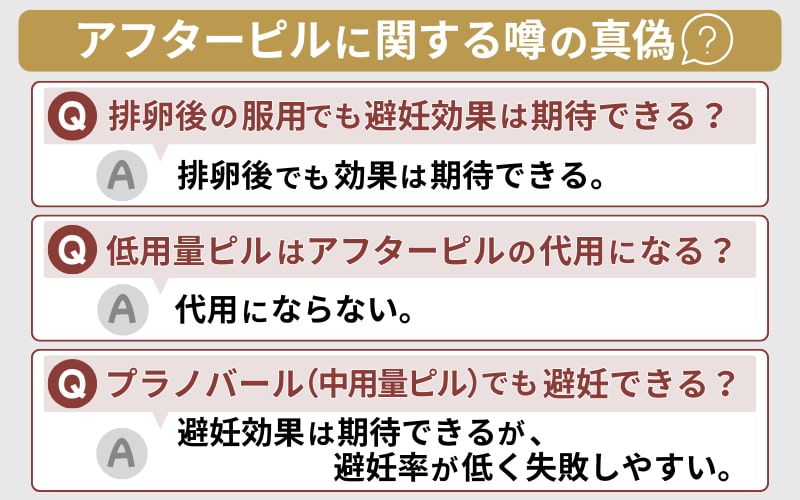 アフターピルの失敗談
