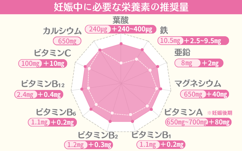 葉酸400μg+αの成分が取れるサプリがおすすめ