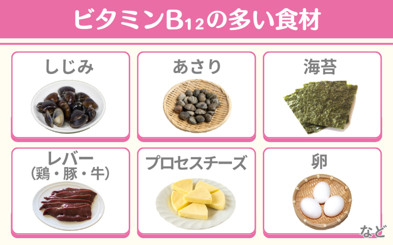 ビタミンB12との食べ合わせがおすすめ